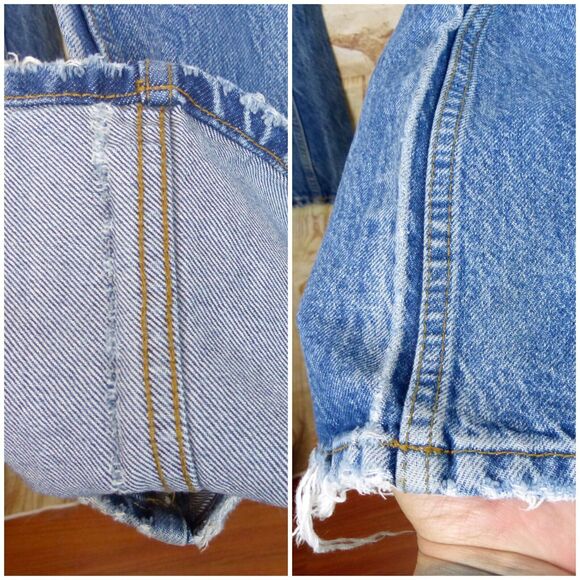 We The Free People Laurel Canyon Flare Jeans Womens 27 Blue Wilson Denim FLAWS - Picture 10 of 15